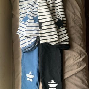 2 pairs of matching sets for baby boy